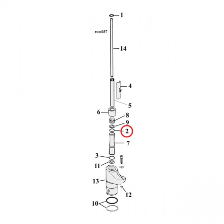 COMETIC O-RING, PUSHROD COVER / DIPSTICK