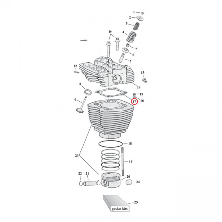 COMETIC GASKETS, CYL. HEAD  BIGBORE