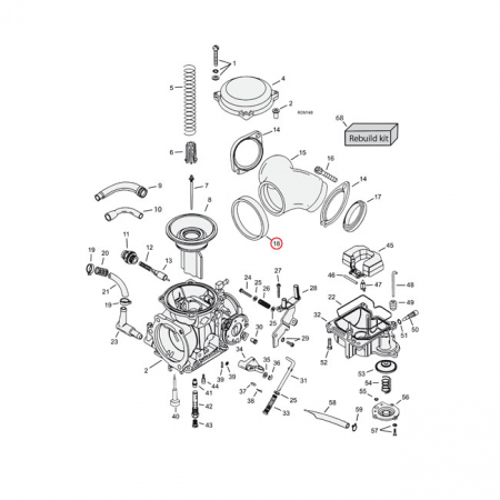 COMETIC SEAL, CV CARB TO MANIFOLD