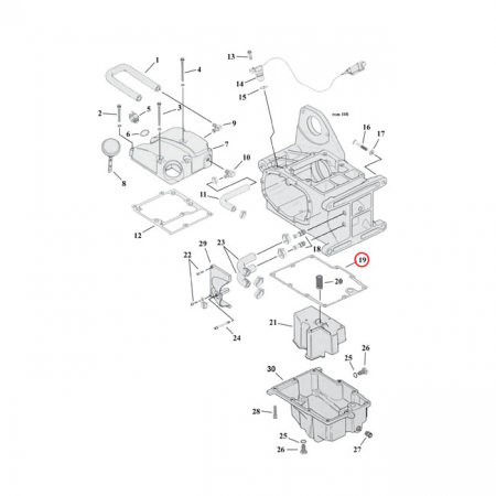 COMETIC, GASKET TRANSMISSION OIL PAN. PAPER