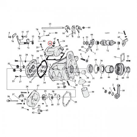 COMETIC, O-RING NEUTRAL SWITCH / OIL PUMP / CRANKCASE