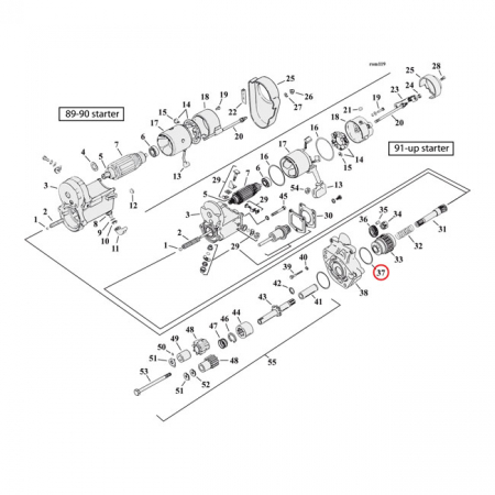 COMETIC, O-RING STARTER HOUSING