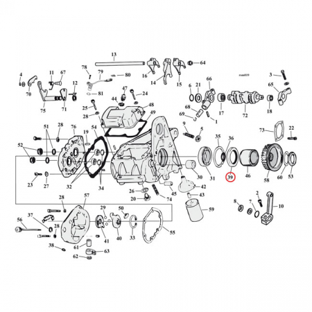 COMETIC, OIL SEAL TRANSMISSION MAINSHAFT. SINGLE LIP