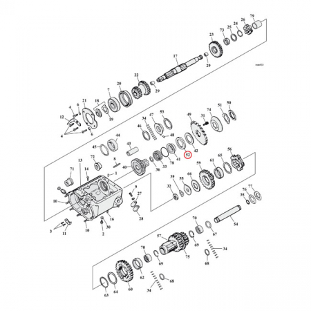 COMETIC, OIL SEAL TRANSMISSION MAINSHAFT