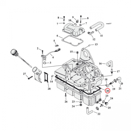 COMETIC, GASKET TRANSMISSION OIL PAN. .031" FIBER