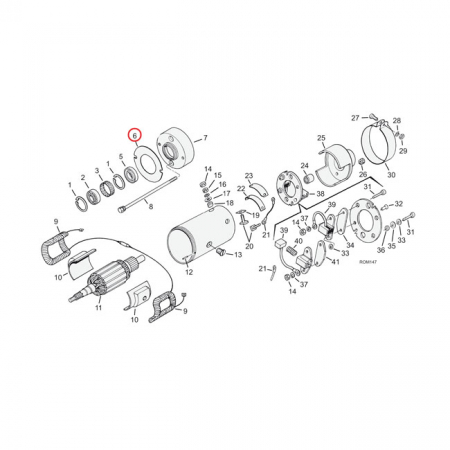 COMETIC, GENERATOR MOUNT GASKET