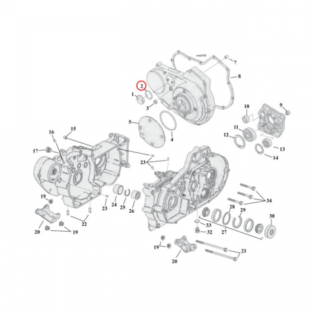 COMETIC, O-RING FILLER / CHAIN INSPECTION CAP PRIMARY