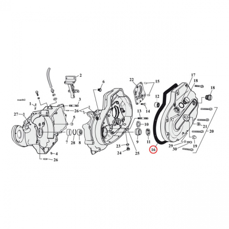 COMETIC GASKET, PRIMARY COVER