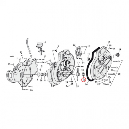 COMETIC OIL SEAL, SPROCKET SHAFT