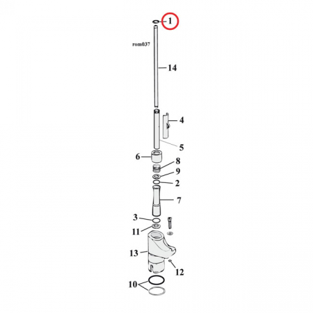 COMETIC, OIL SEAL PUSHRODS / MAGNETO MOUNT