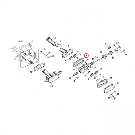 COMETIC, OIL PUMP BODY TO INNER COVER GASKET