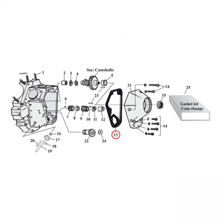 COMETIC, CAM COVER GASKETS. .060" AFM