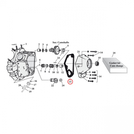 COMETIC, CAM COVER GASKETS. .032" AFM