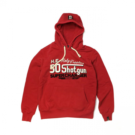 HOLY FREEDOM HOODIE SHOTGUN RED