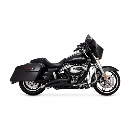 VANCE & HINES, 2-1/2" BIG RADIUS 2-2 EXHAUST. BLACK