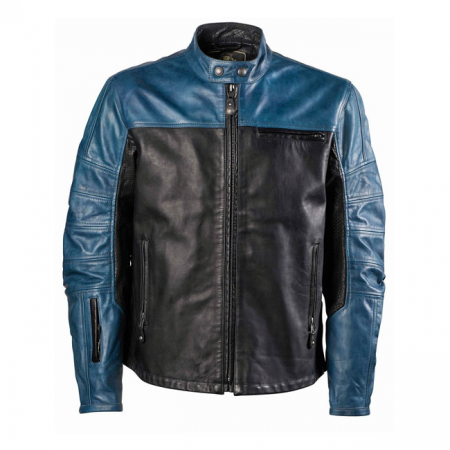 RSD LEATHER JACKET RONIN BLACK/STEEL