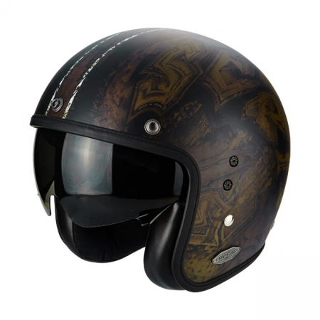 SCORPION BELFAST JET HELMET URBEX MATTE BLACK/KH