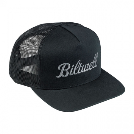 BILTWELL SCRIPT 2 TRUCKER HAT BLACK/GREY