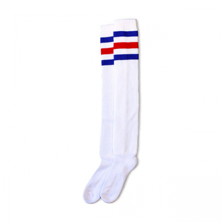 AMERICAN SOCKS ULTRA HIGH AMERICAN PRIDE, BLUE/RED/BLUE STRI