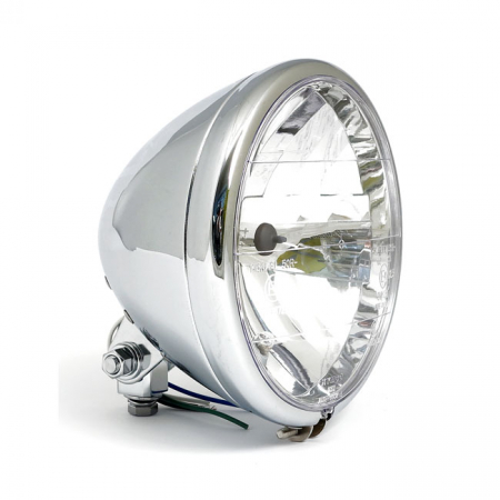 PRISMIC HEADLAMP CHROME 6 1/2 INCH