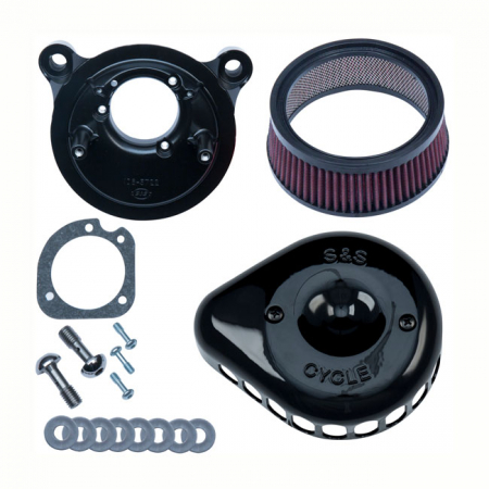 S&S MINI TEARDROP STEALTH AIR CLEANER KIT