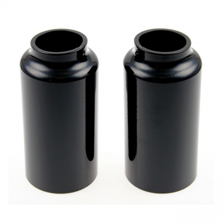 CULT-WERK, 2-PIECE LOWER FORK TUBE COVER KIT, GLOSS BLACK