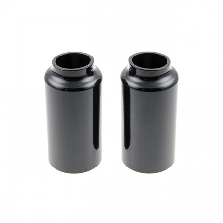 CULT-WERK, 2-PIECE LOWER FORK TUBE COVER KIT. GLOSS BLACK