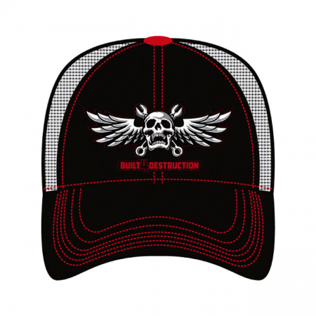 LT, MEN''S TRUCKER HAT BUILT 4 DESTRUCTION