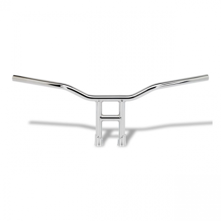 BILTWELL TYSON HANDLEBAR 10" CHROME, TUV APPR.