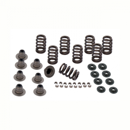 S&S, M8 valve spring kit. Steel. .605" valve lift