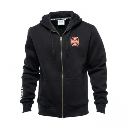 WCC EL DIABLO ZIP HOODIE BLACK