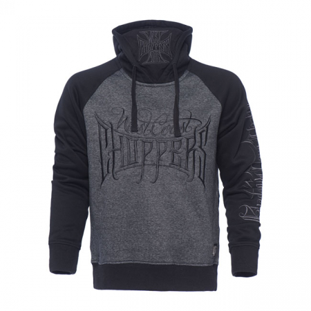 WCC THE HOOLIGAN HOODIE MELANGE GREY/BLACK