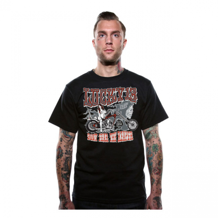 LUCKY 13 MISTY T-SHIRT BLACK