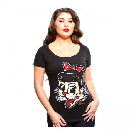 LUCKY 13 MISS ALLEY T-SHIRT BLACK