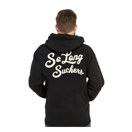 LUCKY 13 SO LONG SUCKERS ZIP HOODIE BLACK