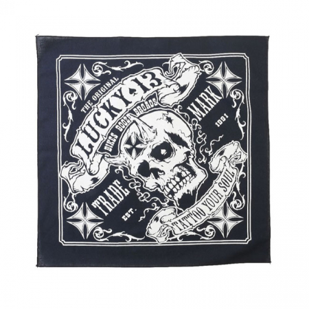 LUCKY 13 BOOZE, BIKES AND BROADS BANDANA BLACK