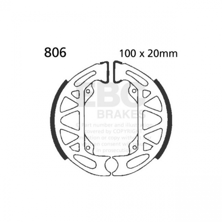 EBC BRAKE SHOE SET