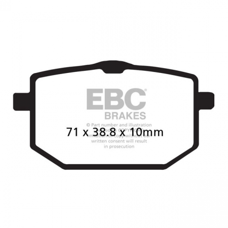 EBC ORGANIC BRAKE PADS