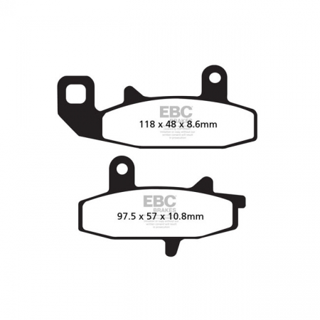 EBC ORGANIC BRAKE PAD SET FRONT