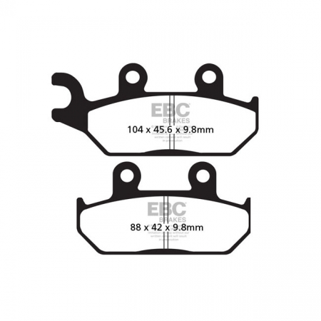 EBC ORGANIC BRAKE PAD SET FRONT