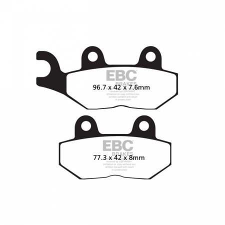 EBC DOUBLE-H SINTERED BRAKE PADS