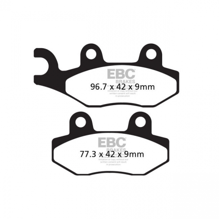 EBC DOUBLE-H SINTERED BRAKE PADS