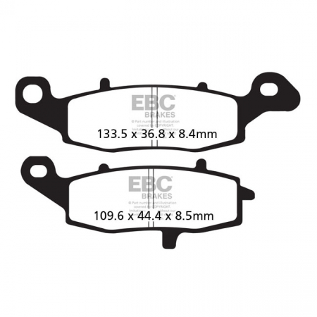 EBC ORGANIC BRAKE PADS