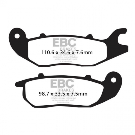 EBC DOUBLE-H SINTERED BRAKE PADS