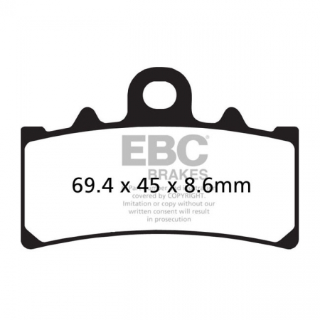 EBC ORGANIC BRAKE PADS