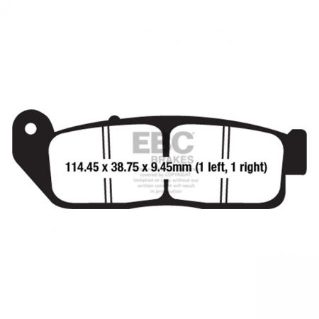 EBC DOUBLE-H SINTERED BRAKE PADS