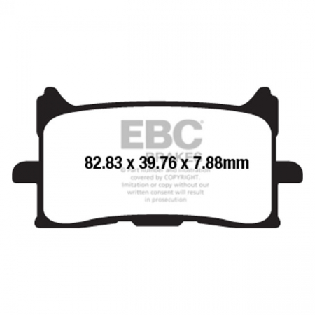 EBC DOUBLE-H SINTERED BRAKE PADS