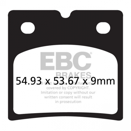 EBC DOUBLE-H SINTERED BRAKE PADS