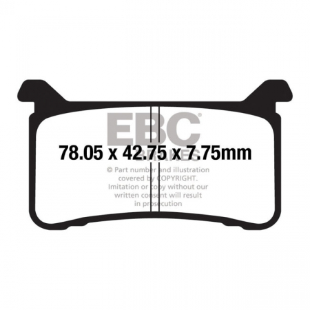 EBC DOUBLE-H SINTERED BRAKE PADS