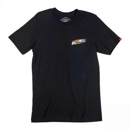 BILTWELL RB LANE SPLITTER T-SHIRT BLACK